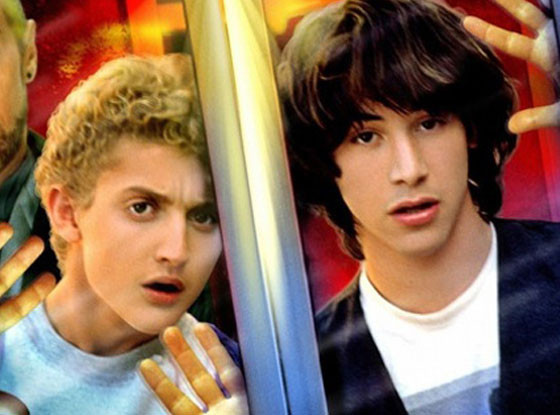 Bill & Ted's Excellent Adventure, Keanu Reeves, Alex Winter Bill & Ted's Excellent Adventure, Keanu Reeves, Alex Winter